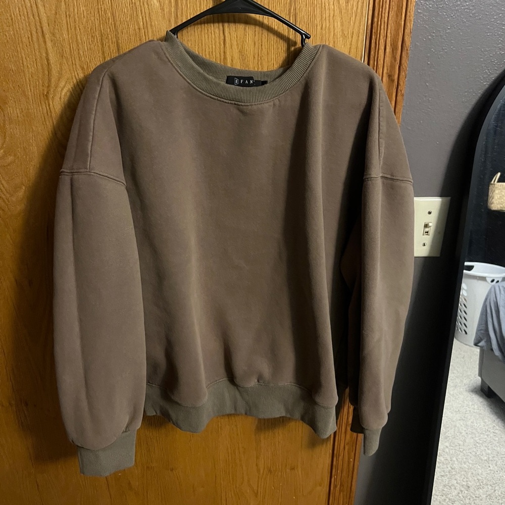 Target Women's Brown Crewneck Sweater